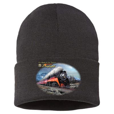 Larry Grossman - Daylight In Winter Train Sustainable Knit Beanie