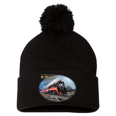 Larry Grossman - Daylight In Winter Train Pom Pom 12in Knit Beanie