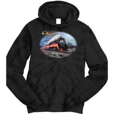 Larry Grossman - Daylight In Winter Train Tie Dye Hoodie