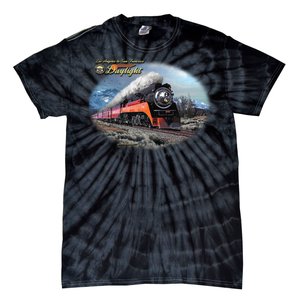 Larry Grossman - Daylight In Winter Train Tie-Dye T-Shirt