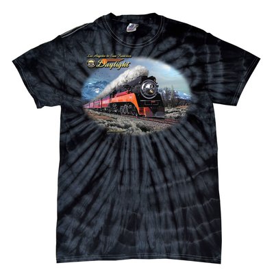 Larry Grossman - Daylight In Winter Train Tie-Dye T-Shirt