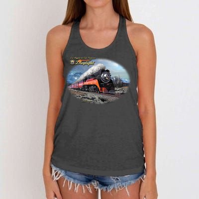 Larry Grossman - Daylight In Winter Train Women's Knotted Racerback Tank