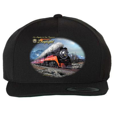 Larry Grossman - Daylight In Winter Train Wool Snapback Cap