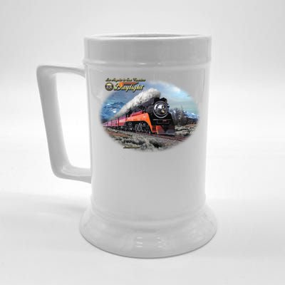 Larry Grossman - Daylight In Winter Train Beer Stein