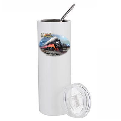 Larry Grossman - Daylight In Winter Train Stainless Steel Tumbler