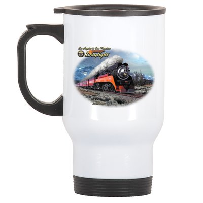 Larry Grossman - Daylight In Winter Train Stainless Steel Travel Mug