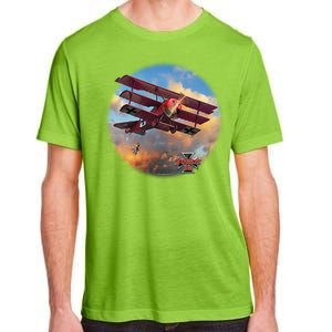 Larry Grossman - Fokker Tri-Plane Adult ChromaSoft Performance T-Shirt