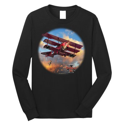 Larry Grossman - Fokker Tri-Plane Long Sleeve Shirt