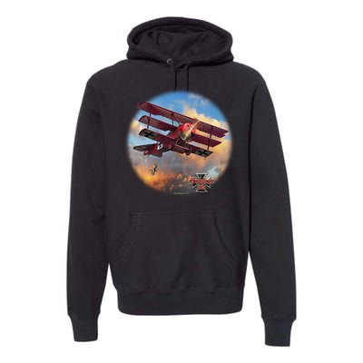 Larry Grossman - Fokker Tri-Plane Premium Hoodie