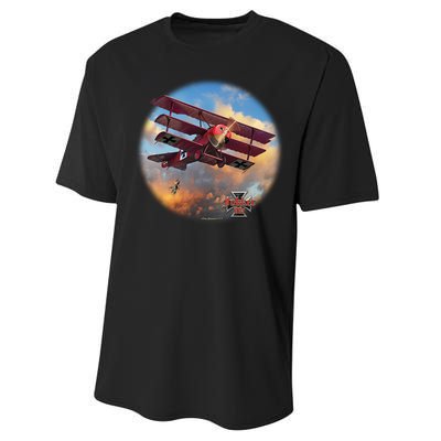 Larry Grossman - Fokker Tri-Plane Performance Sprint T-Shirt