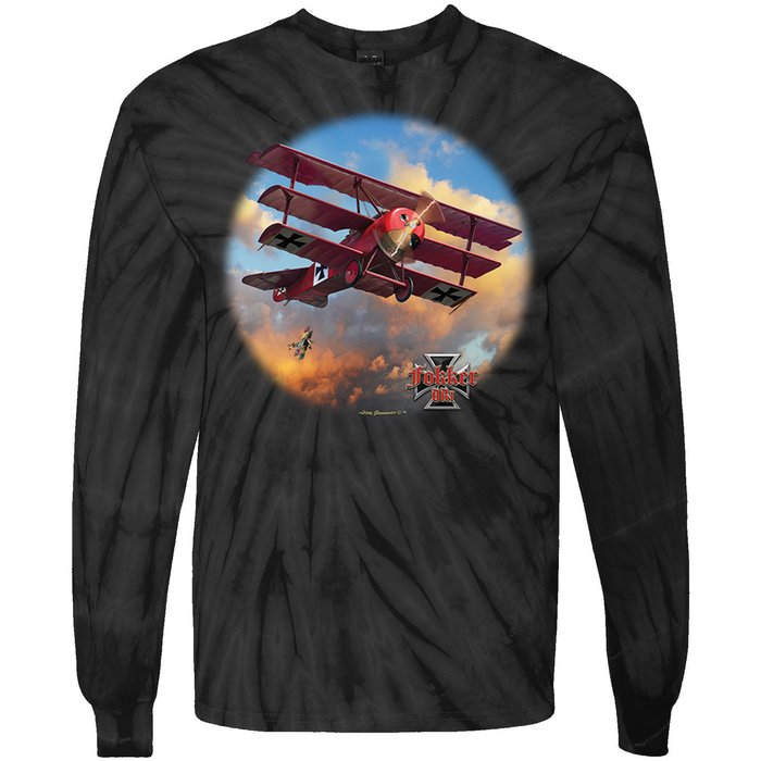 Larry Grossman - Fokker Tri-Plane Tie-Dye Long Sleeve Shirt