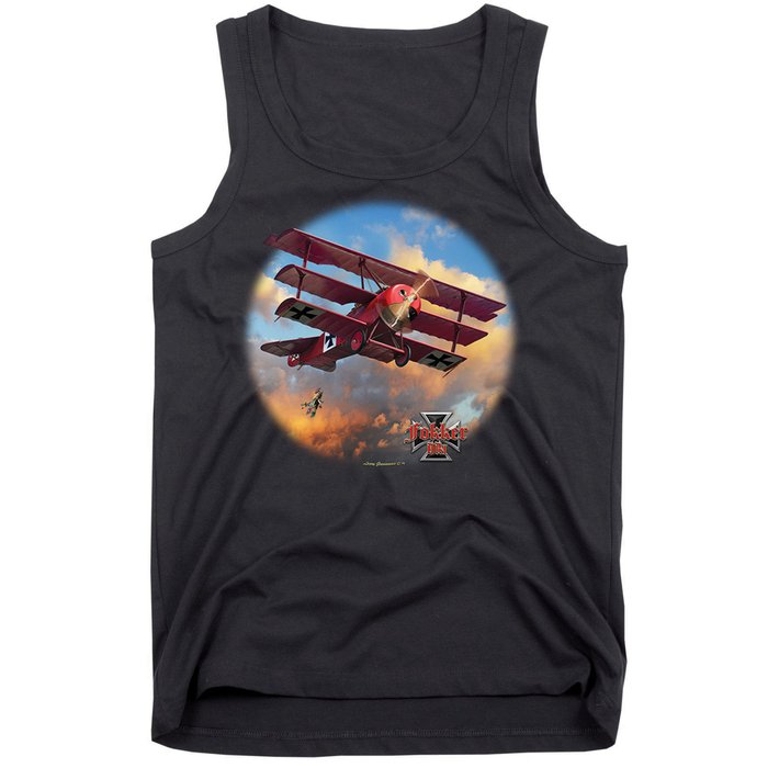 Larry Grossman - Fokker Tri-Plane Tank Top