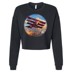 Larry Grossman - Fokker Tri-Plane Cropped Pullover Crew