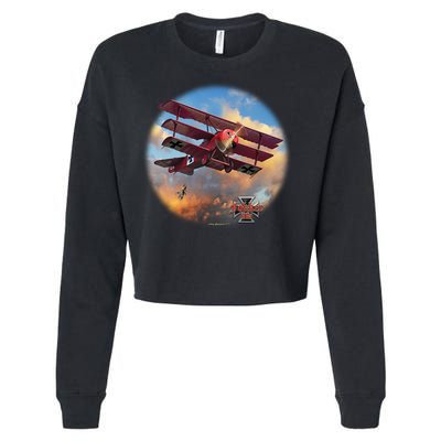 Larry Grossman - Fokker Tri-Plane Cropped Pullover Crew