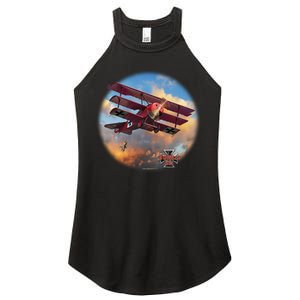 Larry Grossman - Fokker Tri-Plane Women's Perfect Tri Rocker Tank