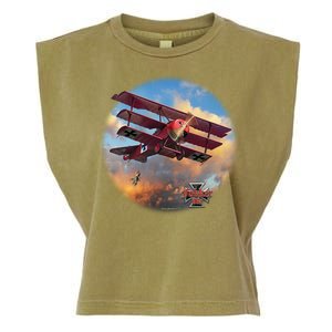 Larry Grossman - Fokker Tri-Plane Garment-Dyed Women's Muscle Tee