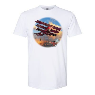 Larry Grossman - Fokker Tri-Plane Softstyle CVC T-Shirt