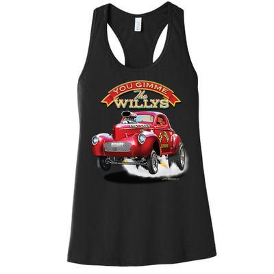 Larry Grossman - Gimme The Willys Women's Racerback Tank