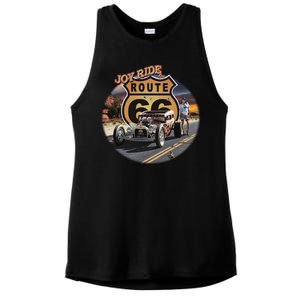 Larry Grossman - Joy Ride On 66 Ladies PosiCharge Tri-Blend Wicking Tank