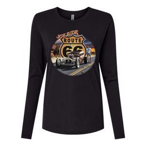 Larry Grossman - Joy Ride On 66 Womens Cotton Relaxed Long Sleeve T-Shirt