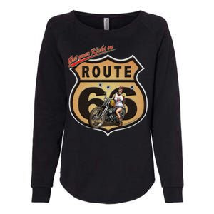 Larry Grossman - Kicks On RT 66 Womens California Wash Sweatshirt