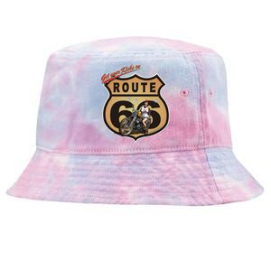 Larry Grossman - Kicks On RT 66 Tie-Dyed Bucket Hat