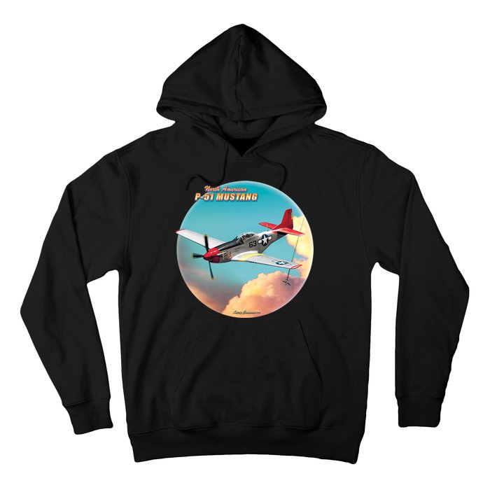 Larry Grossman - P-51 Mustang Plane Hoodie