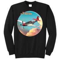 Larry Grossman - P-51 Mustang Plane Sweatshirt