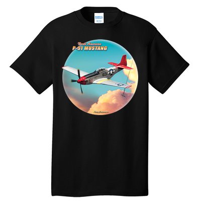 Larry Grossman - P-51 Mustang Plane Tall T-Shirt