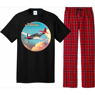 Larry Grossman - P-51 Mustang Plane Pajama Set