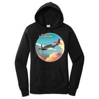 Larry Grossman - P-51 Mustang Plane Women's Pullover Hoodie