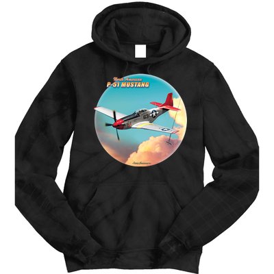 Larry Grossman - P-51 Mustang Plane Tie Dye Hoodie