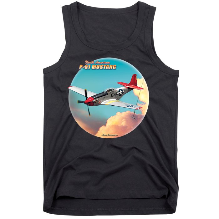 Larry Grossman - P-51 Mustang Plane Tank Top