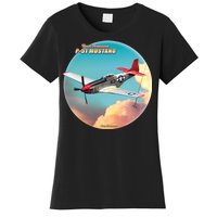 Larry Grossman - P-51 Mustang Plane Women's T-Shirt