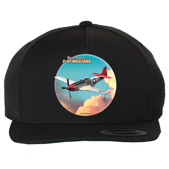 Larry Grossman - P-51 Mustang Plane Wool Snapback Cap