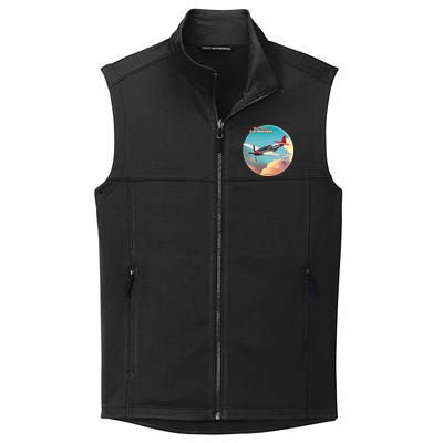 Larry Grossman - P-51 Mustang Plane Collective Smooth Fleece Vest