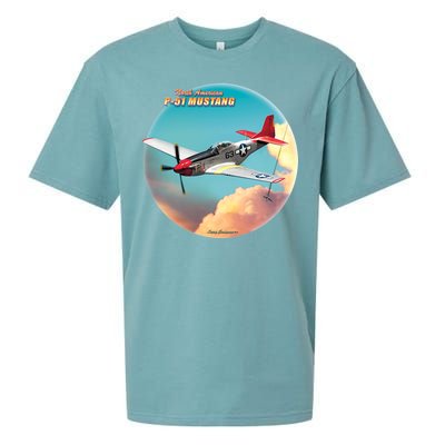 Larry Grossman - P-51 Mustang Plane Sueded Cloud Jersey T-Shirt