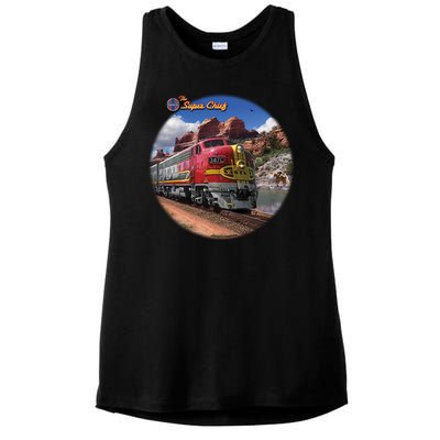 Larry Grossman - Super Chief Train Ladies PosiCharge Tri-Blend Wicking Tank