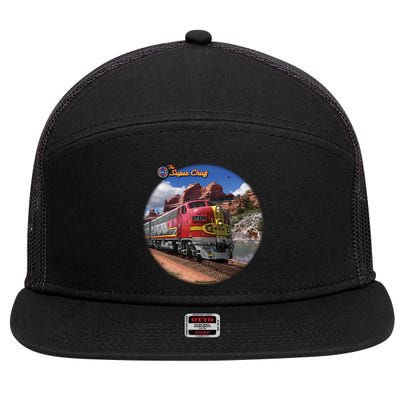 Larry Grossman - Super Chief Train 7 Panel Mesh Trucker Snapback Hat