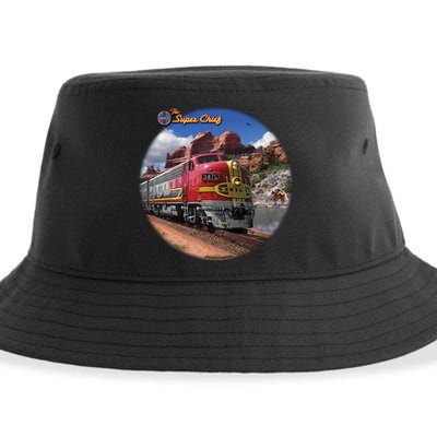 Larry Grossman - Super Chief Train Sustainable Bucket Hat