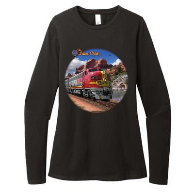 Larry Grossman - Super Chief Train Womens CVC Long Sleeve Shirt