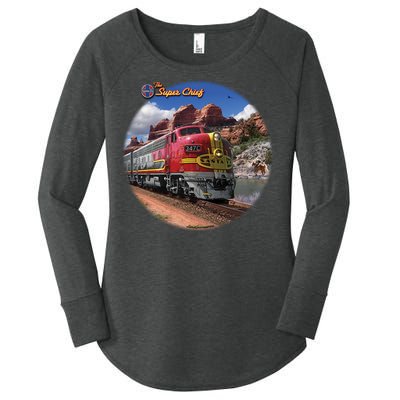 Larry Grossman - Super Chief Train Women's Perfect Tri Tunic Long Sleeve Shirt