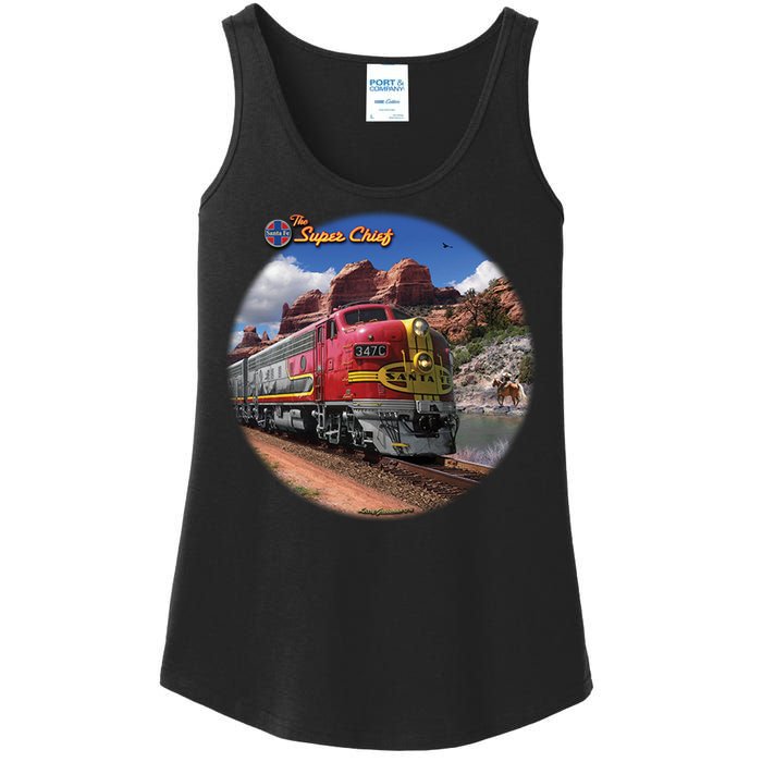 Larry Grossman - Super Chief Train Ladies Essential Tank