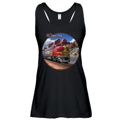 Larry Grossman - Super Chief Train Ladies Essential Flowy Tank