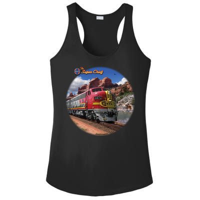 Larry Grossman - Super Chief Train Ladies PosiCharge Competitor Racerback Tank