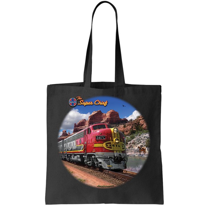 Larry Grossman - Super Chief Train Tote Bag