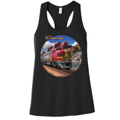 Larry Grossman - Super Chief Train Women's Racerback Tank