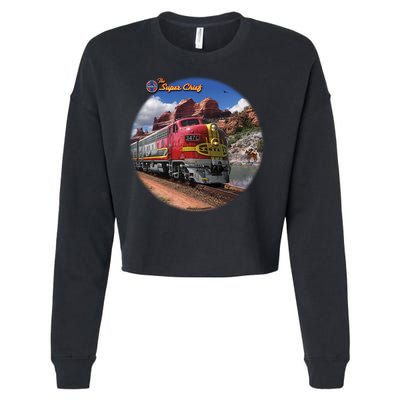 Larry Grossman - Super Chief Train Cropped Pullover Crew