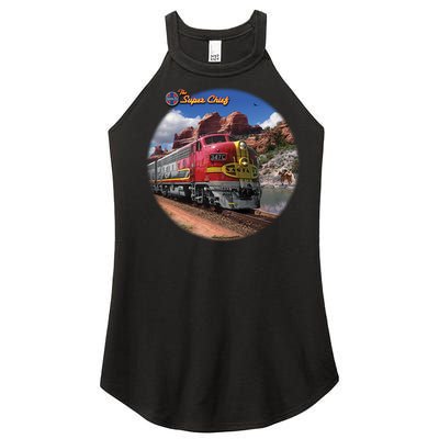 Larry Grossman - Super Chief Train Women's Perfect Tri Rocker Tank