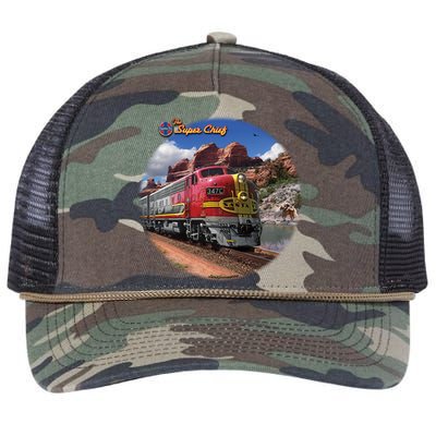 Larry Grossman - Super Chief Train Retro Rope Trucker Hat Cap